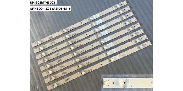SUNNY SN043LD17AT013-S2F Led bar, SUNNY SN043LD17AT013 Panel ledleri, MY43D04-ZC23AG-03